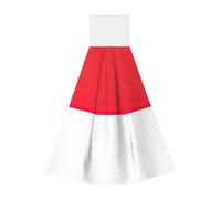 Indonesian Flag Kitchen Dish Cloths Coral Velvet Dish Towels Washcloths Rags For Kitchen Bathroom