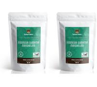 Indonesian Medium Dark Roast Strong Coffee Beans 227g - Brown Bear Indonesia Sumatra Mandheling - Strength 4 - For All Espresso Coffee Machines - Donation to Free The Bears (Pack of 2)