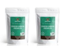 Indonesian Medium Dark Roast Strong Ground Coffee 227g - Brown Bear Indonesia Sumatra Mandheling - Strength 4 - For V60 Filter Cafetiere French Press - Donation to Free The Bears (Pack of 2)