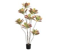 Indoor 4.5ft Artificial Trees Artificial Sprinkle Golden Banyan Tree Faux Tree for Indoor Outdoor Artificial Plant Decor Landscaping Artificial Tree