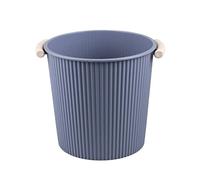 Indoor 6l/9l Round Garbage Cans Classification Large Uncovered Simple Living Room Bedroom Paper Basket Storage Bucket Dumpster(Blue,9L)