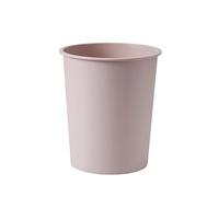 Indoor 8l garbage can home living room bathroom pressure ring cute bedroom student dormitory large uncovered waste basket Dumpster(Purple)