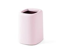 Indoor 8l Large Creative Bathroom Garbage Cans Home Bedroom Living Room Thickened Kitchen Without Cover Double Dumpster(Pink)