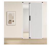 Indoor Accordion Door, Sliding Folding Gate Room Divider Screen, No Drill | Aluminum Alloy & Non Woven Fabric Folding Doors for Closet(130x200cm/51.2x79in)