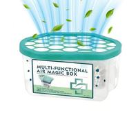 Indoor Air Purification Box | Long-Lasting Indoor Freshener - Automatic Dust-Sucking Air Fresheners for Home,for Bathroom Closet Pet Area Bedroom Kitchen Desktop