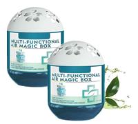 Indoor Air Purification Dust Removal Box, Automatic Dust Collection Multi-Functional Air Box, Plant Extract Formula, For All Home (2pcs)