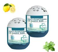 Indoor Air Purification Dust Removal Magic Box | 120g Multi Functional Air Magic Box Dust Cleaner | Plant-Based, No Electricity, Silent Operation | for Home, Pet Areas, Bedroom (2 PCS)