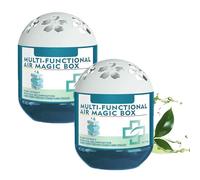 Indoor Air Purification Dust Removal Magic Box, 120g Multi-Functional Air Magic Box, Dust Removal Eliminator for Home, Plant Extract Formula, Effortlessdust Removal (2PCS)