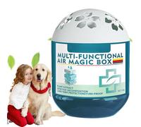Indoor Air Purification Dust Removal Magic Box,120g Multi-Functional Air Magic Box, Plant Extract Formula,Long-Lasting Freshness,for Car, Bedroom, New House, Office, Closet (1pcs)