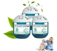Indoor Air Purification Dust Removal Magic Box, 120g Multi-functional Air Magic Box, Plant Extract Formula, Long-Lasting, for Home, Office, Pet Areas (3 pc)