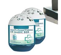 Indoor Air Purification Dust Removal Magic Box, 2 Pack Multi-Functionalair Magic Box, Dust Removal Bedroom Air Purifier For Wardrobe Kitchen Living Room Bedroom Bookshelf