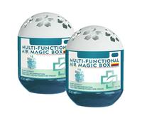 Indoor Air Purification Dust Removal Magic Box, 2026 New Plant-Based Multi-Functional Air Magic Box, No Noise Dust Cleaner for Home & Pet Areas, 2 Pack - Great Value