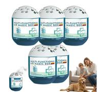 Indoor Air Purification Dust Removal Magic Box, 4.23oz Multi Functional Air Magic Box Dust Cleaner, No Electricity | Plant Extract | 24/7 Long-Lasting Freshness For Pet Areas, Home (5PCS)