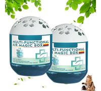 Indoor Air Purification Dust Removal Magic Box, Multi-functional Air Magic Box 120g, Long-Lasting Freshness Airs Magics Boxs Dust, Plant-Based Formula for Continuously Purifying the Airs (2a)
