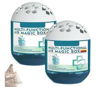 Indoor Air Purification Dust Removal Magic Box, Multi-Functional Air Magic Box, Air Magic Box Dust Cleaner, Purify The Air, Long-Lasting Freshness (2PCS)