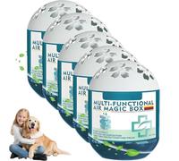 Indoor Air Purification Dust Removal Magic Box, Multi-functional Air Magic Box, Automatic Dust-Sucking, Continuously Purifying the Airs, Plant-Based Formula for All Home (5PCS)