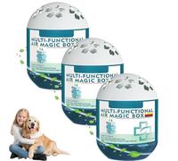 Indoor Air Purification Dust Removal Magic Box, Multi-functional Air Magic Box, Automatic Dust-Sucking, Continuously Purifying the Airs, Plant-Based Formula for All Home (3PCS)
