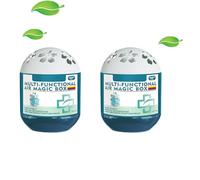 Indoor Air Purification Dust Removal Magic Box,Multi-Functional Air Magic Boxs, Long-Lasting Airs Freshener，Automatic Dust Collection Purification with Plant-Based Formula,Ues For Any Room (2PCS)