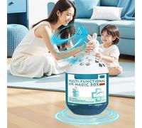 Indoor Air Purification Dust Removal Magic Box, Multi Functional Air MagicBox Dust Cleaner, Automatic D-ust Collection Airs Purifier Magic Box with Plant-Based Formula, Ues For Any Room