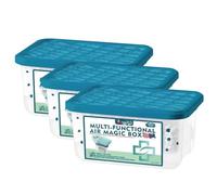 Indoor Air Purification Dust Removal Magic Box, Multi-Functional Air Purification Filtration Aroma Box Cleaner, Plant Extract Formula, Multi-Purpose Room Deodorizer for Home, Bedroom (3, 350g)