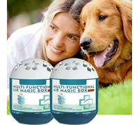 Indoor Air Purification Dust Removal Magic Box, Multi Functional Air Purifier Automatic Air Freshener Odor Eliminator For Home Office Bedroom Pet Areas (2Pcs)