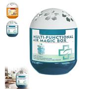 Indoor Air Purification Dust Removal Magic Box, Multi-Functional AirMagic Box, Long-Lasting Freshness Air MagicBox for Car, Bedroom, New House, Office, Closet (Blue,1PCS)