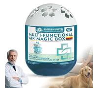 Indoor Air Purification Dust Removal Magic Box, Multifunctional Air Magic Box Dust Cleaner, Automatic AirFreshener Dust-Sucking, Plant-Based, No Electricity & Noise, 120g/4.23oz for Any Room(1PC)