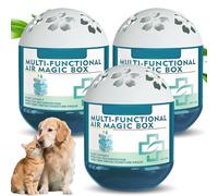 Indoor Air Purification Dust Removal Magic Box, Plant Extract Air Magic Box, Multi-Functional Air Magic Box, Purify The Air, Long-Lasting Freshness for Home, Office, Pet Areas (3Pcs)