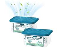 Indoor Air Purification Magic Box, Multi-Functional Dust-Removal & Aroma Diffuser with Plant-Based Formula, Natural Room Deodorizer and Air Freshener for Home, Bedroom & Living Spaces