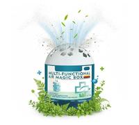 Indoor Air Purifying and Dust Removing Magic Box, 120g, Long-lasting Deodorizing, Multi-functional Air Magic Box, Plant-based Formula, Suitable for Pet Areas and Home Environments