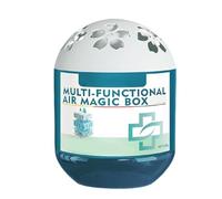 Indoor Air Purifying and Dust Removing Magic Box, a multi-functional portable air purifier suitable for cars, bedrooms, new homes, offices, and wardrobes.