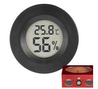 Indoor Air Quality Meter - Indoor Temperature Sensor Hygrometer, Home Weather Gauge | Round Indoor Humidity Monitor, Guitar Case Temperature and Humidity Gauge Meter for Tank, Jars, Guitar Case