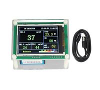 Indoor Air Quality Monitor for PM1.0 PM2.5 PM10 HCHO and CO2 Detection - Communication Version with Temperature and Humidity Sensors ARM Chip Processor and USB Power