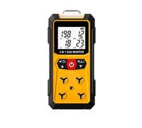 Indoor Air Quality Monitor Gas Leak Detector 4-in-1 (H2S, EX, O2, CO) - Reliable Home And Workplace Safety Monitor With Precise Detection for Home Cars Plants and Pets