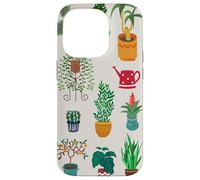 Indoor and Outdoor Plant Illustrations | Boho Nature Art Case for iPhone 14 Pro