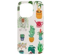 Indoor and Outdoor Plant Illustrations | Boho Nature Art Case for iPhone 15 Pro