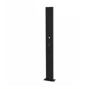 Indoor and Outdoor Universal Electric Vehicle Charging Stand, Floor-Standing Charging Pile Pole, One-Piece Molding, Easy Installation, Suitable for Most Chargers(Black,Medium)