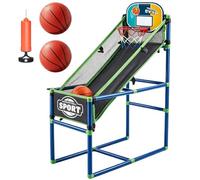 Indoor basketball game for children with a ball and a