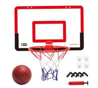 Indoor Basketball Hoop for Kids, Wall Mounted Basketball Hoop Set with Rack, Pump and Net, Sport Game Toys for 5 6 7 8 9 10 11 12+ Year Old Boys Girls Teens Adults