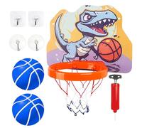 Indoor Basketball Hoop, Wall Mount Hoops - Indoor Basketball Hoop For, Small Foldable and Luminous Hoop | Over the Door Basketball Hoop, Bedroom Hoop