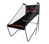 Indoor Basketball Shooting Machine, Foldable Electronic Arcade Game with 5 Balls, Easy to Store, Ideal for Children, Teens, and Adults