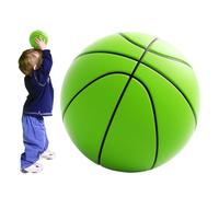 Indoor Basketball Silent - 3D Soft High-Density Foam, Bright Mute Practice Ball, Low Noise Bounce Sphere | Professional Lightweight Noiseless Dribbling Tool, Ideal For Kids Teens Adults Home Game
