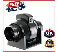 Manrose MF100T Mixed Flow Extractor Fan Timer Model 100mm / 4 Inch
