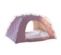 Indoor Bed Tent Thickened Soundproof & Warm Privacy Cover Windproof & Cold-Proof All-Year-Round Use Versatile for Beds & Floors t for Cozy Spaces
