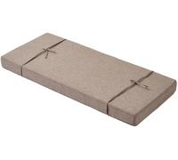 Indoor Bench Cush 110x30x5cm Non Slip Seat Pad for 2 3 4 Seater Bay Garden Patio Porch Fur Light Brown Color