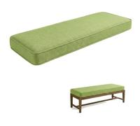 Indoor Bench Cush 36x16 Inch Washable NonSlip Bay Window Seat Pad with Ties Removable Cover for Dining Porch Ottoman MudroomFruit