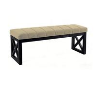Indoor Bench Cushion with Removable Cover, Waterproof Teddy Fleece Fabric, Stain and Scratch Resistant, Non-Slip Base, Suitable for Bay Windows, Kitchen Chairs, and Dining Benches,NO03,160x30x4cm
