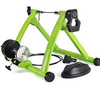 Indoor Bicycle Roller Trainer with Magnetic Resistance - 6-Speed Adjustable Exercise Bike for Home Training and Road Racing Simulation