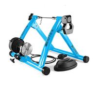 Indoor bicycle trainer, Roller Trainer Bicycle for Folding 26"-28" Exercise Bike for Bicycles Mountain, Loadable Up To 135 Kg(Blue)