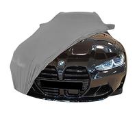 Indoor car cover compatible with BMW M3 Touring (G81) Grey with mirror pockets Bespoke tailor made Super soft Stretch